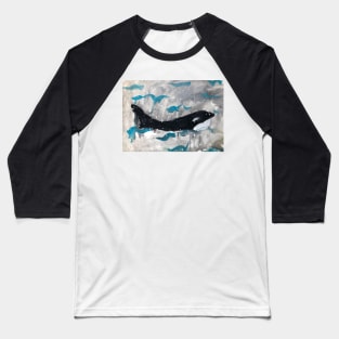 Whale Baseball T-Shirt